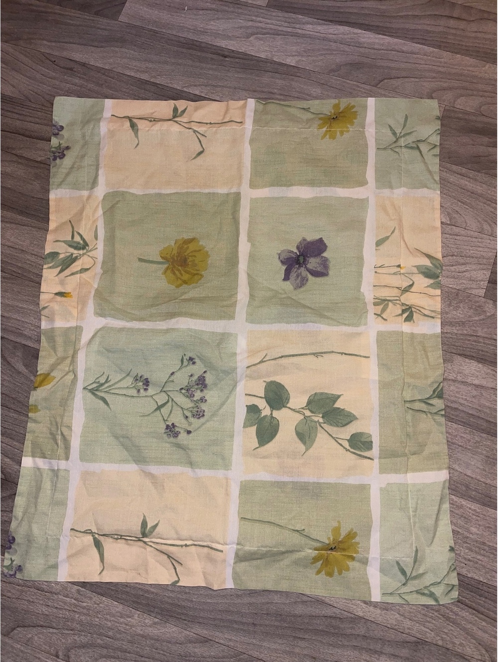 Vintage pillowcase